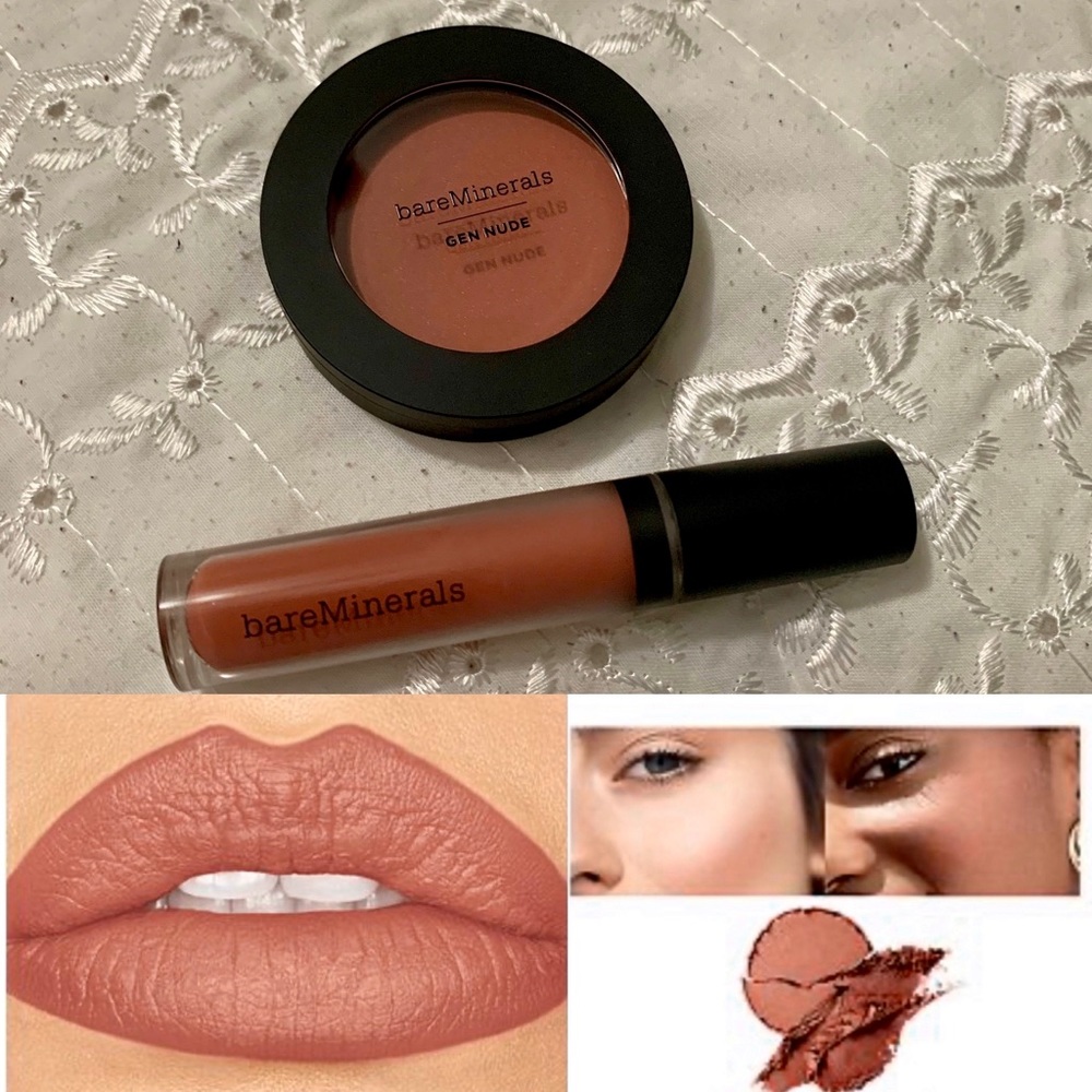 BareMinerals Blush & Liquid Lip
